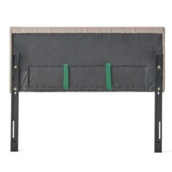 Jezebel Adjustable Full/Queen Tufted Headboard By Christopher Knight Home - Light Beige Fabric -Bed Frame Shop 009d5a7e b923 43f1 8f53 89bfb62253b5