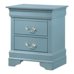 Louis Phillipe Traditional 2-drawer Wood Nightstand - White -Bed Frame Shop 0205d578 7437 4cdc ac23 08d0750eb51e