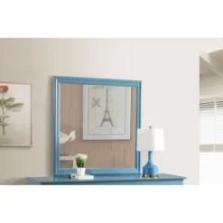Louis Phillipe Bedroom Mirror - Teal
