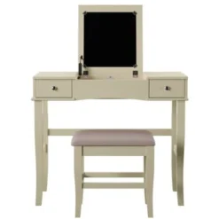 Emsley Vanity Set Cream -Bed Frame Shop 0317b7b1 f78d 4713 bae5 d5f100533b0f