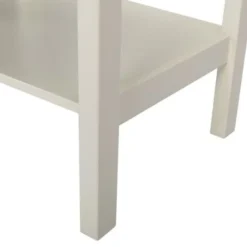 Wood Nightstand Set Of 2 With Drawers And Shelves - White -Bed Frame Shop 032d3f0b 796c 46cd adfa 2c6b12e55916