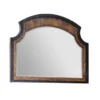 Urban Frontier Pine & Iron Dresser Mirror (for 9 Drawer Dresser) - Antique Light Brown - Antique Light Brown