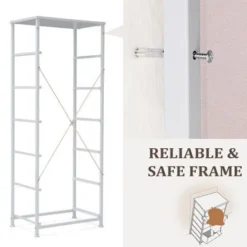 VredHom 6 Drawers Vertical Dresser Storage Tower - White - 6-drawer -Bed Frame Shop 03f4b1b6 19b0 4e2f 9048 a7bd692a9cbe