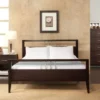 Chrome Accented King-size Platform Bed - King