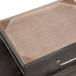 Wooden Nightstand With Two Drawers And One Pull Out Tray, Gray - 2-drawer -Bed Frame Shop 0514b8c4 558a 4ac3 a666 692bd5b36aef