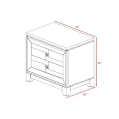 Picket House Furnishings Easton Queen Panel 4PC Bedroom Set - Brown - Queen - 4 Piece -Bed Frame Shop 05d125f5 8a11 4923 a928 12312eb627e0