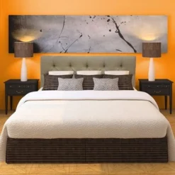 Diamond Tufted Carson Desert Headboard - Twin -Bed Frame Shop 067d84ae 1030 40d4 8df4 25fa4a8e4bae