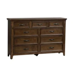 Copper Grove Saddlebrook Tobacco Dresser & Mirror - 9-drawer -Bed Frame Shop 084ba3b7 cd58 4e59 aee3 2ebd336ebb63
