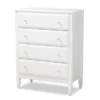 Baxton Studio Naomi Classic And Transitional 4-Drawer Bedroom Chest - 4-drawer