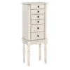 Brenna Jewelry Armoire Off White