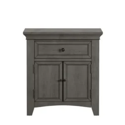 Ediline 1-drawer Wood Cupboard Nightstand With Charging Station By INSPIRE Q Classic - Antique White -Bed Frame Shop 09c84cf7 97c4 4ce9 b3c6 cb0ee5782555