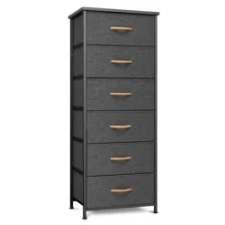 VredHom 6 Drawers Vertical Dresser Storage Tower - Light Grey - 6-drawer -Bed Frame Shop 0a6c883f 3b21 4248 b4f5 4b388cd96de1