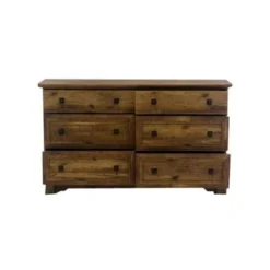 Sauder - Palladia Collection 6-Drawer Dresser - Vintage Oak -Bed Frame Shop 0b5cae5a 001c 5a3c a62c b779cf5d2e3c