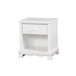 Wooden Nightstand With Bottom Shelf - Pink -Bed Frame Shop 0b78ecef aaf1 4caa b0f5 0eb831fb95e0