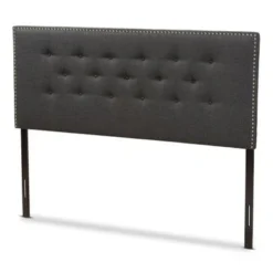 Contemporary Fabric Headboard By Baxton Studio - Grey - Twin -Bed Frame Shop 0c1380b4 81cc 44f2 ac73 a81c7cc54d9c