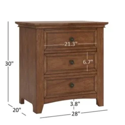 Ediline 3-drawer Wood Modular Storage Nightstand With Charging Station By INSPIRE Q Classic - Off-White -Bed Frame Shop 0c798cf5 0f4a 4f82 91fd 76ea43886ed6