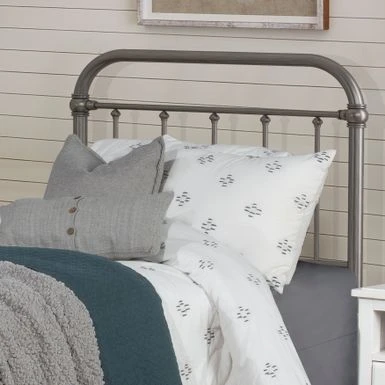 Hillsdale Furniture Kirkland Metal Headboard, Aged Pewter - Full 4 Hillsdale Furniture Kirkland Metal Headboard, Aged Pewter - Full - Image 4