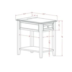 2-Piece Furniture Set With Frame - Distresses Jacobean Night Stand - Brown Faux Leather And Black Legs(Bed Size Options) - GB28K-1DE07 -Bed Frame Shop 0d5cc407 08c1 4451 9e73 466bec996510