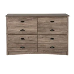 Prepac Sonoma 8 Drawer Double Dresser For Bedroom, Wide Chest Of Drawers, Traditional Bedroom Furniture - Drifted Gray -Bed Frame Shop 0da3c444 8c99 4878 bc78 d31681a10611