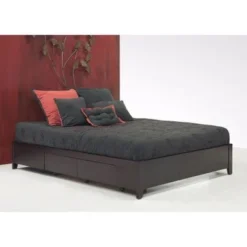 Tapered Leg Platform Storage Bed In Espresso - Full -Bed Frame Shop 0dd3b69e 73a6 4ccd b86b 618ef384dcf5