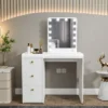 Boahaus Dalia Lighted Vanity - White