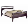 Chrome Accented Twin-size Platform Bed
