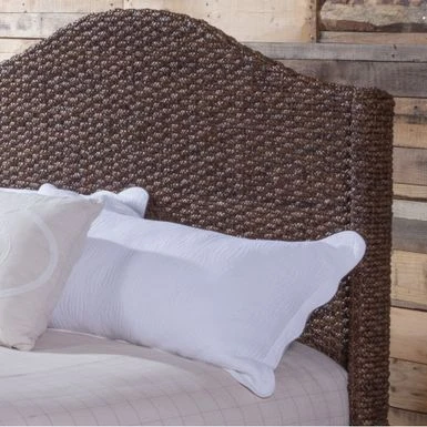 Driftwood Braided Sheltered Woven Headboard By Panama Jack - Gray - King 4 Driftwood Braided Sheltered Woven Headboard By Panama Jack - Gray - King - Image 4
