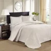 Cream Quebec Reversible Bedspread Set King