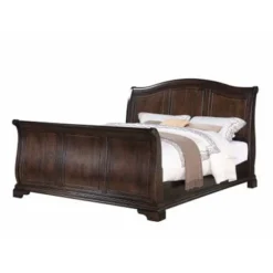Gracewood Hollow Bujalski Cherry King Sleigh 3-piece Bedroom Set - Cherry - King - 3 Piece -Bed Frame Shop 1031d6ea 4600 43d3 8c59 f51a9f040d69
