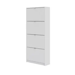 Porch & Den Cambria 4-drawer Shoe Cabinet - White -Bed Frame Shop 104b3407 63c1 4d3a 9e6a eb53da7d1888