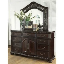 Manchester Traditional 9-Drawer Dresser By Greyson Living - Cherry
