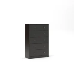 Porch & Den Zoe 5-drawer Chest - Coffee