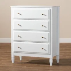 Baxton Studio Naomi Classic And Transitional 4-Drawer Bedroom Chest - 4-drawer -Bed Frame Shop 1246c433 406c 4cd5 baab 8186045fd101