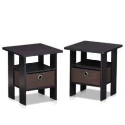 Porch & Den Cooper Square End Table/ Nightstand - Two Tables - Dark Walnut -Bed Frame Shop 12add86d c155 4d76 89e5 ccccdfa22627