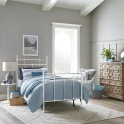 Providence Antique Finial Vintage Inspired Bed - Antique Bronze - Twin -Bed Frame Shop 13c52595 4371 4d2f 9510 cac941093d50