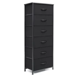 VredHom 6 Drawers Vertical Dresser Storage Tower - White - 6-drawer -Bed Frame Shop 141650db 345e 4d3e ac63 cc83c92c6fa3