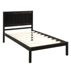 Nestfair Wooden Platform Bed With Headboard And Wood Slat Support - White - Full -Bed Frame Shop 143c3131 7b8c 42d0 bb4d 42653abc4f58