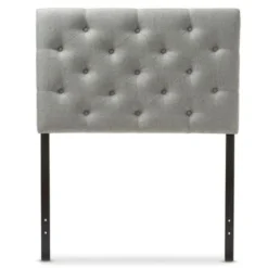 Baxton Studio Silver Orchid Ahern Contemporary Headboard - Full - Grey -Bed Frame Shop 15716e0c 6726 4a8b b444 49ca35a2eb0a