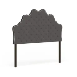 Gracewood Hollow Farouk Contemporary Fabric Headboard - Beige - Full -Bed Frame Shop 16ac8a37 35b5 4c4c ad7f c81fe7e498d7