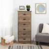 Prepac Salt Spring Tall 6 Drawer Chest - Drifted Gray
