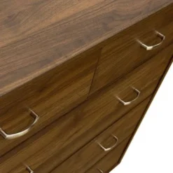 Curtisian 3 Piece 5 Drawer Dresser And Nightstand Bedroom Set By Christopher Knight Home - Columbia Walnut -Bed Frame Shop 1783f89c 5c0d 4fb5 aa52 7125d1be2338