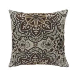 Contemporary Brown/Multi 21" X 21" Pillow (2/CTN)