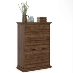 Porch & Den Virginia 6-drawer Chest - Black Lead -Bed Frame Shop 1adcd0d4 1d91 4044 895e 1c8163ef56dd