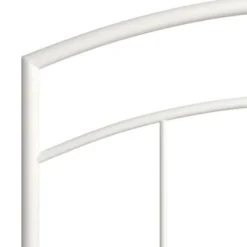 Julien Metal Headboard, Textured White - White - Queen -Bed Frame Shop 1afc5543 6803 47f7 a7bd e5c8976fe309