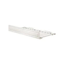 Raised Panel Trundle Twin White - White