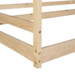 Nestfair Twin Size House Bed Wood Bed - Natural -Bed Frame Shop 1c8b2fa5 1c2d 4de4 87ba 4182fc55411a