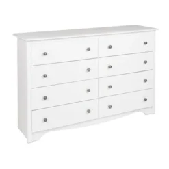 Prepac Sonoma 8 Drawer Double Dresser For Bedroom, Wide Chest Of Drawers, Traditional Bedroom Furniture - Drifted Gray -Bed Frame Shop 1d2b96f6 b55e 470f 83ba e7b079e46959