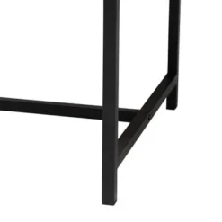 Baxton Studio Caterina Mid-Century Modern Transitional Natural Brown Finished Wood And Natural Rattan 1-Drawer End Table - Natural Brown, Black -Bed Frame Shop 1d9ec5f2 a87b 421a 8f94 1b4056575b2f