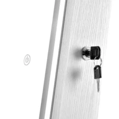 Nestfair Fashion Simple Jewelry Storage Mirror Cabinet With LED Lights - White -Bed Frame Shop 1dd83699 7100 4d1b bff5 825bce7076ff