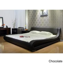 Contemporary Upholstered Bed - King - Red -Bed Frame Shop 1e1f6cb7 8c94 41a4 ac75 35253f83e44f